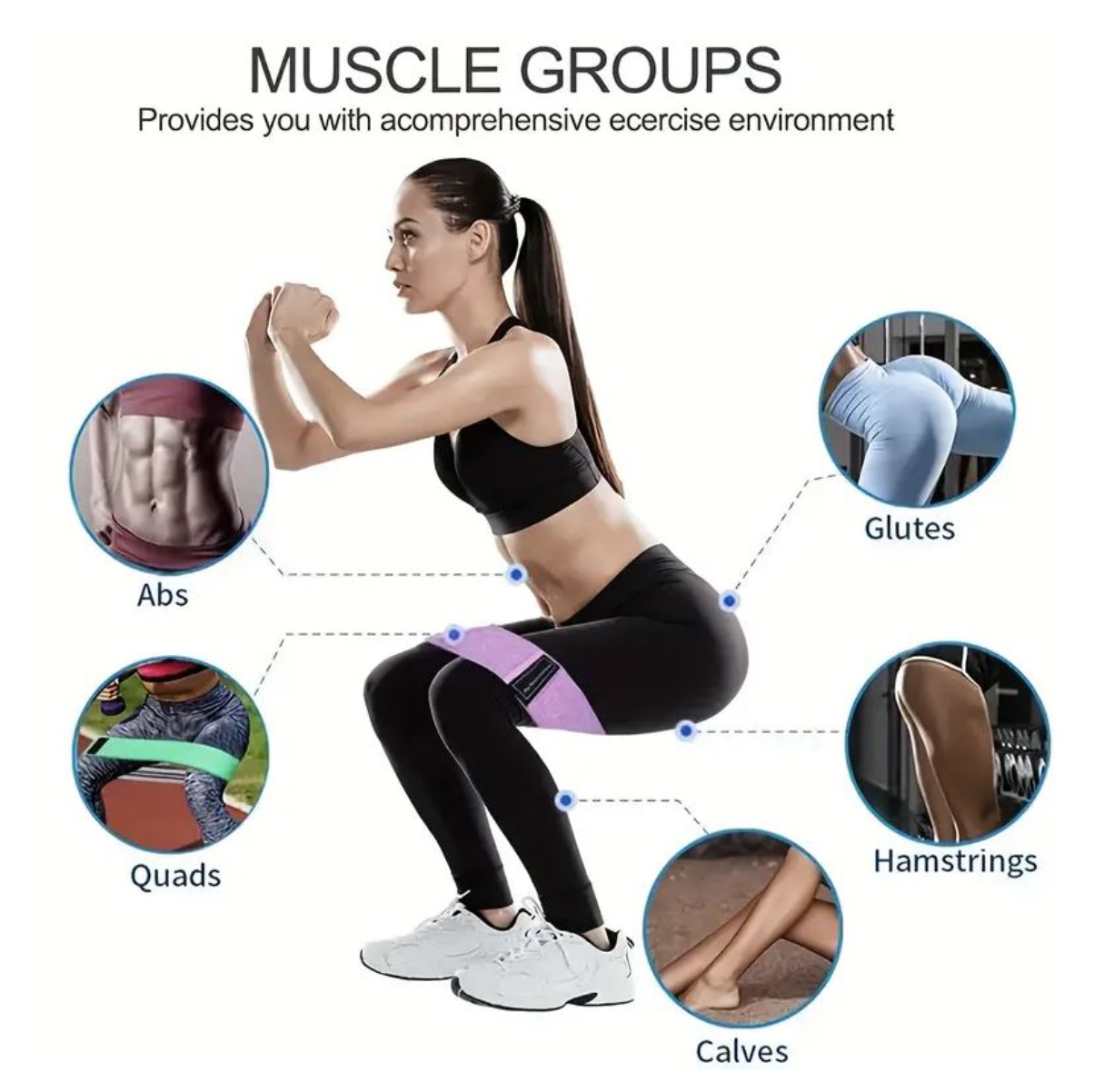 Miniatura 5 de Bandas de Resistencia en Tela SETX3 UNID